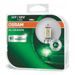 Лампа H7 OSRAM 64210ALL-HCB 55W 12V PX26d, ALLSEASON 2шт