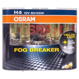 Лампа H4 OSRAM 62193FBR-HCB 55/60W P43t  FOG BREAKER (2 шт.)