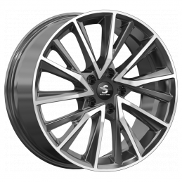 КиК КР010 (18_Tiggo 8 Pro) 7.5x18 PCD5x108 ET47 Dia60.1 Diamond Black Gris